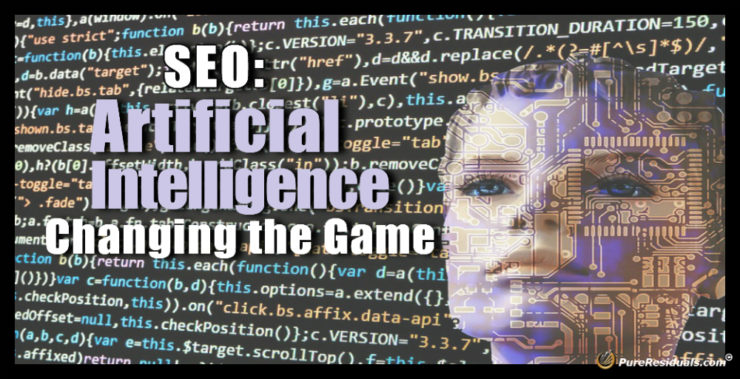 Artificial intelligence or AI is going to be a real game changer for SEO