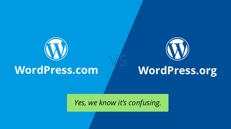 WordPress.com VS WordPress.org