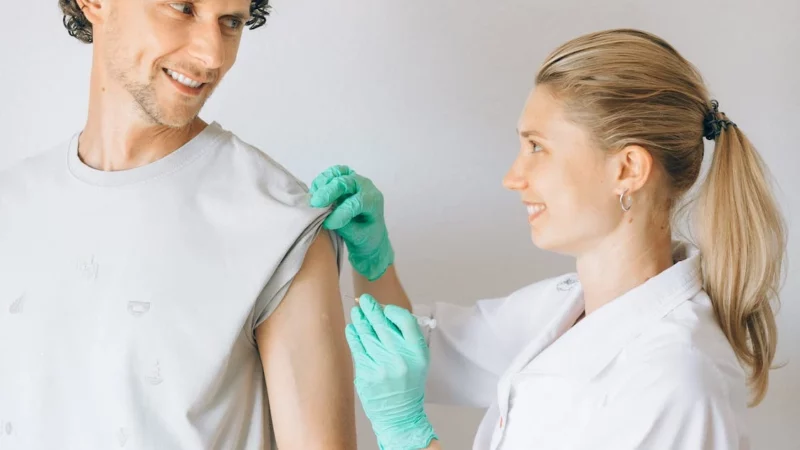 Vaccination center in Dubai