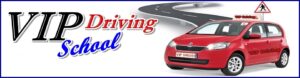 VIP driving school logo 