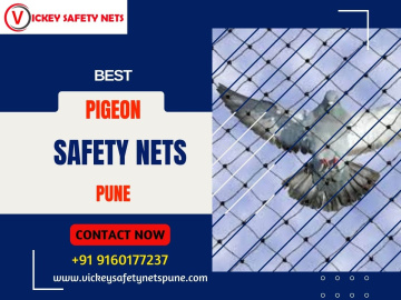 Pigeon Safety Nets in Pune by Vickey Safety Nets