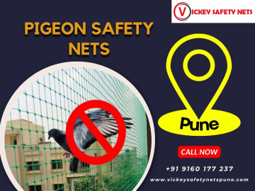 Protect Your Property with High-Quality Pigeon Safety Nets from Vickey Safety Nets in Pune