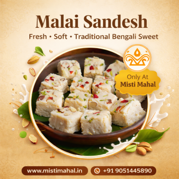 Homemade Style Malai Sandesh – Order Now | Misti Mahal
