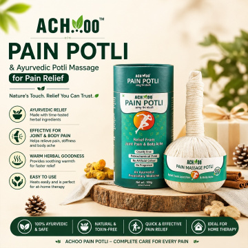 Achoo Pain Potli & Ayurvedic Potli Massage for Pain Relief- BrawnHerbals