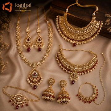 Elegant Bridal Jewellery Collection by Kanhai Jewels