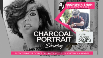 Charcoal Shading Portrait Technique at Raghuvir Shah Creative World
