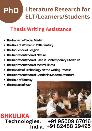 Guidance for PhD in English Literature: Thesis, Assignments, Critical Reviews, and Articles
