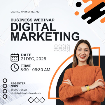 Don’t miss our Digital Marketing Business Webinar!