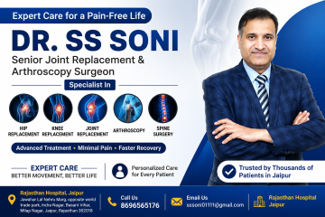 Dr SS SONI Senior Joint Replacement & Arthroscopy Surgeon in Rajasthan Hospital Jaipur
