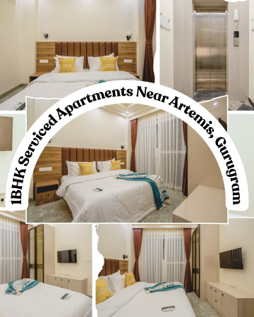 Elegant 1BHK Service Apartment Near Artemis Gurgaon for Comfortable Monthly Accommodation