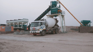 Twin Shaft Mixer - Stationary Concrete Batching Plant