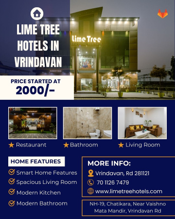 Best Hotels Near ISKCON Temple Vrindavan for a Spiritual Stay