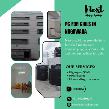 PG for Girls in Nagawara | Nest Stay Home