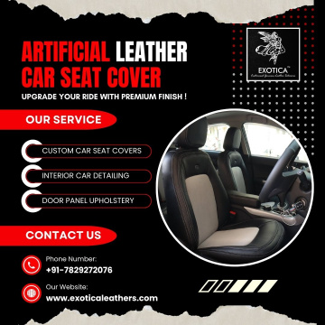 Artificial Leather Car Seat Cover | Leather Upholstery In Bangalore
