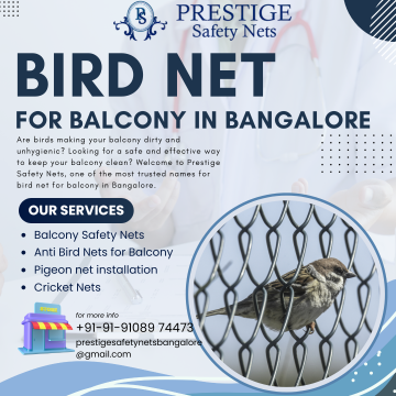 Bird Net for Balcony in Bangalore