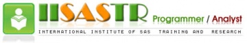International Institute for SAS  Training and  Research(IISASTR)