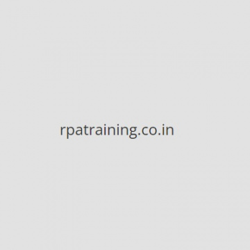 ROBOTIC PROCESS AUTOMATION TRAINING
