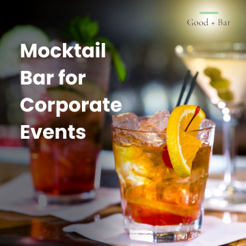 Mocktail Bar for Corporate Events