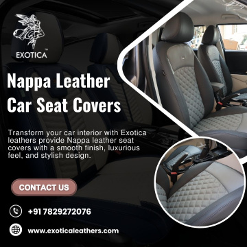 Nappa leather car seat covers in Bangalore