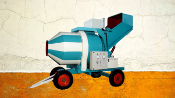 Reversible Concrete Mixer Machine
