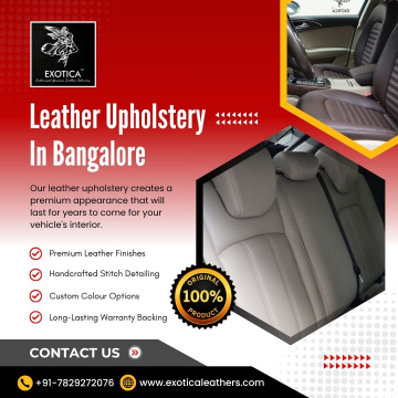 Leather Upholstery In Bangalore | Artificial Leather Car Seat Cover
