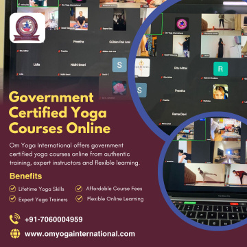 Government Certified Yoga Courses Online | Om Yoga International in Rishikesh, India