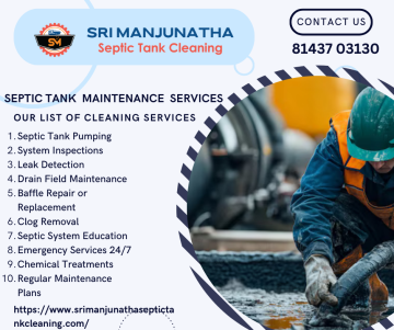 Septic Tank Maintenance Services
