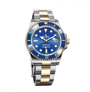 Rolex Submariner Dual Tone Blue Dial Automatic Men’s Watch