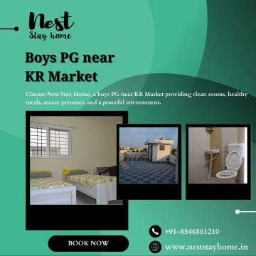 Boys PG near KR Market | Nest Stay Home