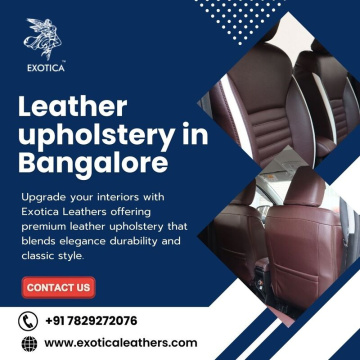 Leather upholstery in Bangalore