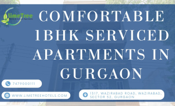 Comfortable 1BHK Fully Furnished Service Apartment in Gurgaon for Short & Long Stays