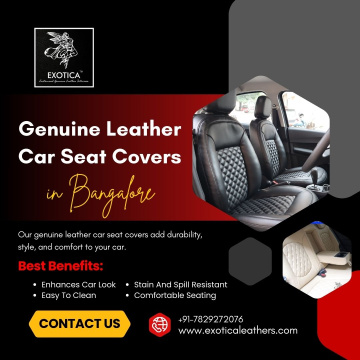 Genuine Leather Car Seat Covers | Leather Upholstery In Bangalore