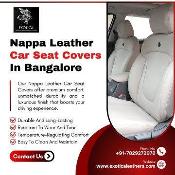 Nappa Leather Car Seat Covers In Bangalore | Car Seat Covers In Bangalore