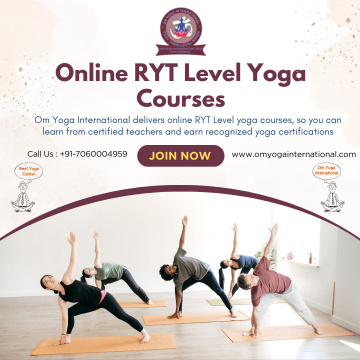Online RYT Level Yoga Courses | Om Yoga International in Rishikesh, India