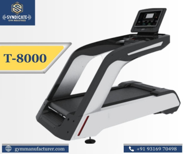 COMMERCIAL TREADMILL T-8000  Commercial Treadmill T8000 with Motors 4HP or BHP Peak Speed. Great features like LED Display with Touch Button Panel, Belt (4