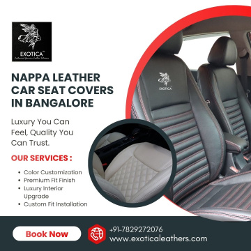 Nappa Leather Car Seat Covers In Bangalore