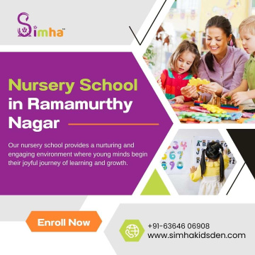 Nursery School in Ramamurthy Nagar | Pre Nursery Schools in Ramamurthy Nagar