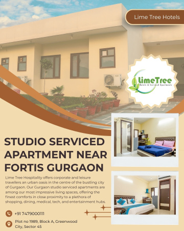 Flexible Living Studio Service Apartment in Gurgaon