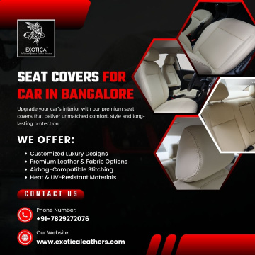 Seat Covers For Car In Bangalore | Nappa Leather Car Seat Covers In Bangalore