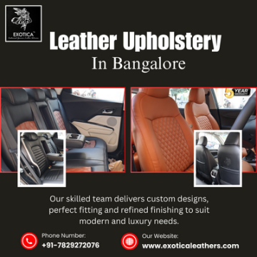Leather Upholstery In Bangalore | Genuine Leather Car Seat Covers In Bangalore