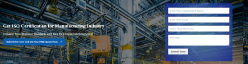 ISO Certification for Manufacturing Industry