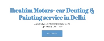 Ibrahim Motors- car Denting & Painting service in Delhi