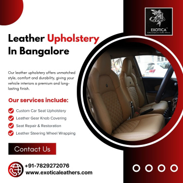 Leather Upholstery In Bangalore | Artificial Leather Car Seat Cover