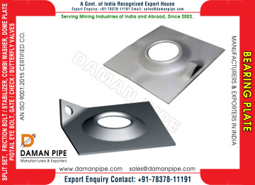 Bearing Plate Manufacturers Exporters Wholesale Suppliers in India Mohali Punjab Web: https://www.damanpipe.com Mobile: +91-78378-11191