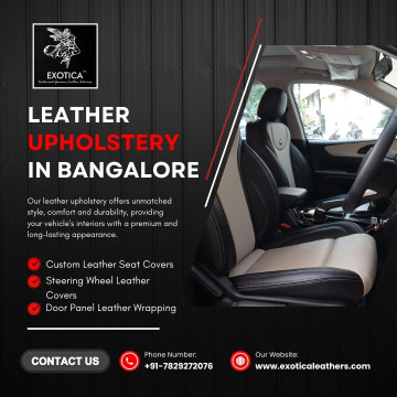 Leather Upholstery In Bangalore | Exotica Leathers