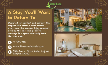 Private Pool Villa for a Stylish Goa Holiday Stay