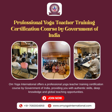 Professional Yoga Teacher Training Certification Course by Government of India