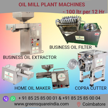 Best Home Oil Extraction Machine Manufacturer in Coimbatore