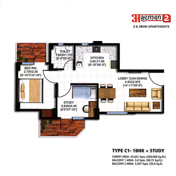 Affordable Flats, Apartments, Housing, 1, 2 BHK Faridabad