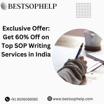 Exclusive Offer: Get 60% Off on Top SOP Writing Services in India